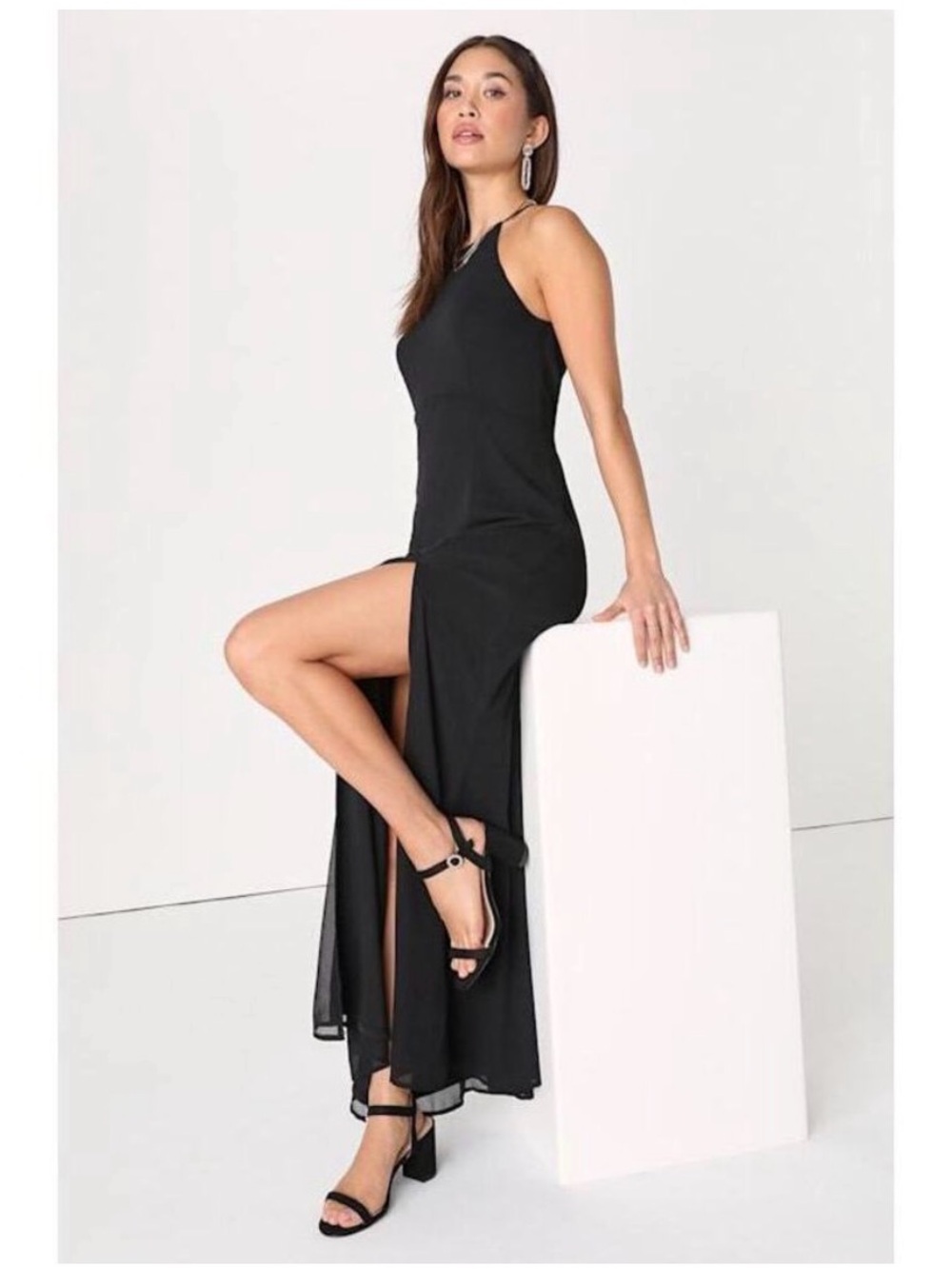 NWT Lulus Open Back Maxi Dress‎